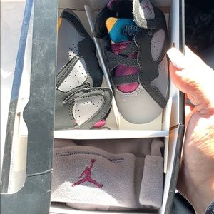 Infant Jordan 7 retros size 3c
